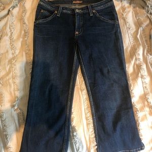 Hudson Jeans, bootcut and cropped.